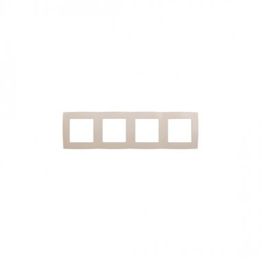 Фотография товара 'Эра Рамка на 4 поста, Эра12, слоновая кость Б0014772'