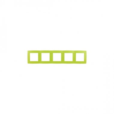 Фотография товара 'Эра Рамка на 5 постов, Эра12, лайм Б0019423'