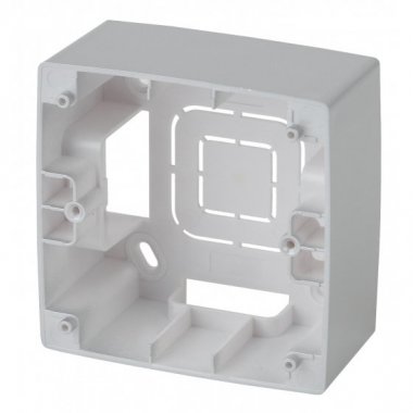 Фотография товара 'Эра Коробка наклад. монтажа 1 пост, Эра12, алюминий Б0043162'