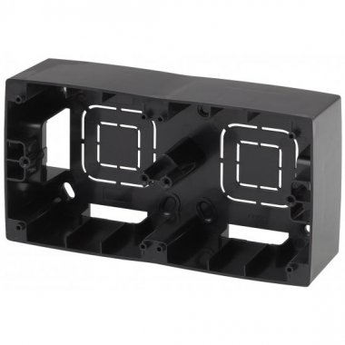 Фотография товара 'Эра Коробка наклад. монтажа 2 поста, Эра12, чёрный Б0043175'