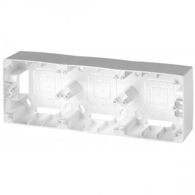 Фотография товара 'Эра Коробка наклад. монтажа 3 поста, Эра12, алюминий Б0043182'