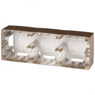 Фотография товара 'Эра Коробка наклад. монтажа 3 поста, Эра12, бронза Б0043187'