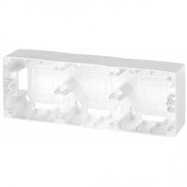 Фотография товара 'Эра Коробка наклад. монтажа 3 поста, Эра12, перламутр Б0043189'