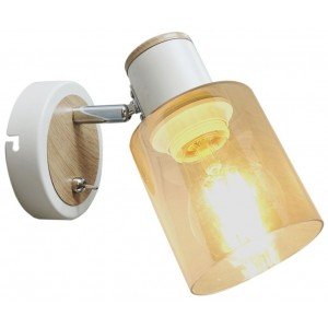 Фотография товара 'Эра Светильник настенно-потолочный спот Rivoli Jamilly 7057-701 1 х Е27 40 Вт поворотный с выключателем Б0054660'