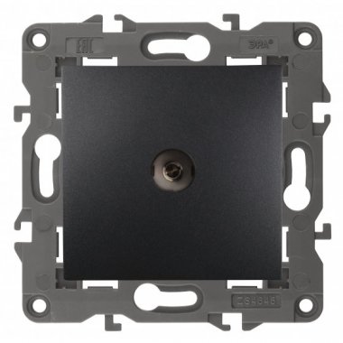 Фотография товара 'Эра Розетка 2P+E Schuko со шторками с крышкой, 16А-250В, Эра Elegance, алюминий Б0034294'