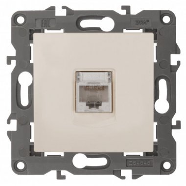 Фотография товара 'Эра Розетка 2P+E Schuko со шторками с крышкой, 16А-250В, Эра Elegance, шампань Б0034303'