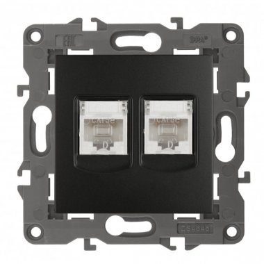 Фотография товара 'Эра Розетка 2P+E Schuko со шторками с крышкой, 16А-250В, Эра Elegance, алюминий Б0034312'