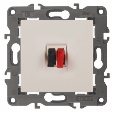 Фотография товара 'Эра Розетка аудио, Эра Elegance, сл.кость Б0034321'