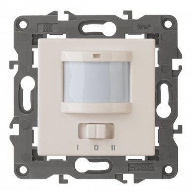 Фотография товара 'Эра Датчик движения 2-проводной, 180-250В, 200Вт, Эра Eleg, слоновая кость Б0034353'