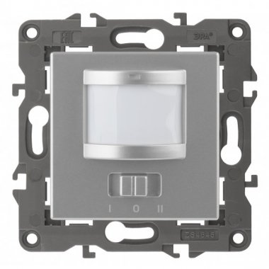 Фотография товара 'Эра Датчик движения 2-проводной, 180-250В, 200Вт, Эра Eleg, алюминий Б0034354'