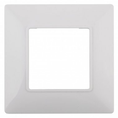 Фотография товара 'Эра Рамка на 1 пост, Эра Elegance, белый Б0034381'