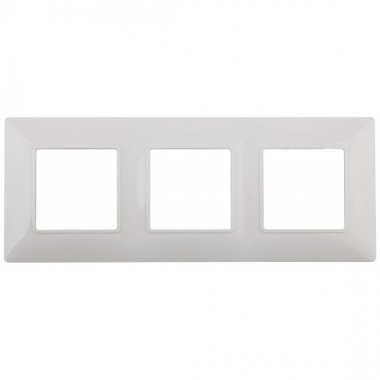 Фотография товара 'Эра Рамка на 3 поста, Эра Elegance, белый Б0034393'