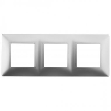 Фотография товара 'Эра Рамка на 3 поста, Эра Elegance, алюминий Б0034395'
