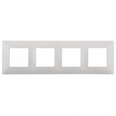 Фотография товара 'Эра Рамка на 4 поста, Эра Elegance, белый Б0034399'