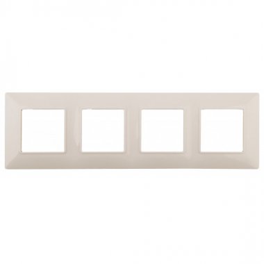 Фотография товара 'Эра Рамка на 4 поста, Эра Elegance, сл.кость Б0034400'