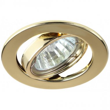 Фотография товара 'Эра Светильник ST2A GD штампованный поворотный MR16,12V/220V, 50W золото C0043806'