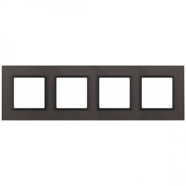 Фотография товара 'Эра Рамка на 4 поста, стекло, Эра Elegance, серый+антр Б0034540'