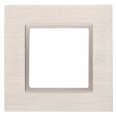 Фотография товара 'Эра Рамка на 1 пост, металл, Эра Elegance, шампань+шамп Б0034542'