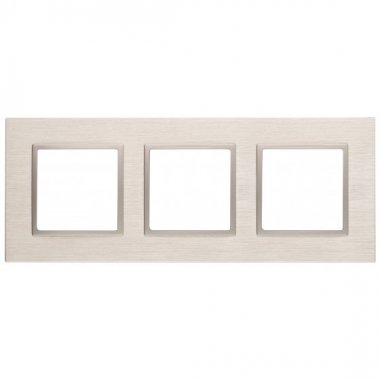 Фотография товара 'Эра Рамка на 3 поста, металл, Эра Elegance, шампань+шамп Б0034554'