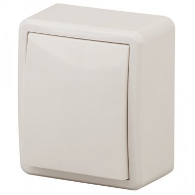 Фотография товара 'Эра Выключатель с подсветкой, 10АХ-250В, ОУ, Эра Эксперт, сл.кость Б0020658'