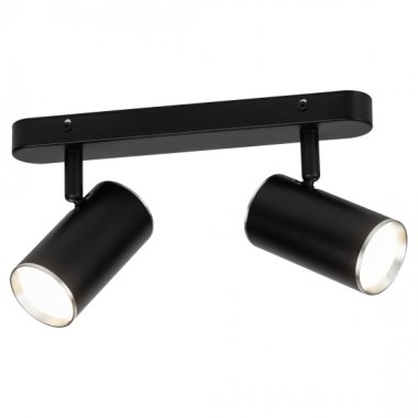 Фотография товара 'Эра Светильник настенно-потолочный спот OL35-2 BK MR16 GU10 IP20 черный хром Б0056364'