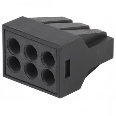 Фотография товара 'Эра Клемма ЭРА с пастой серия 306 6 отверстий 0.5-2.5 мм2 Б0043972'