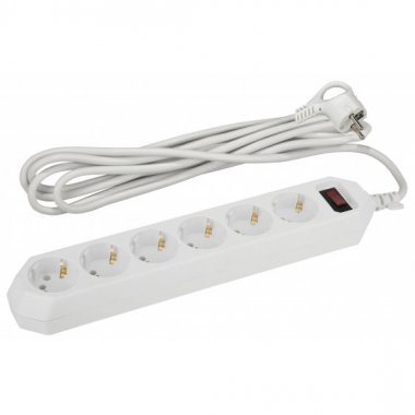 Фотография товара 'Эра Сетевой фильтр USF-6es-3m-W-BOX Б0037262'