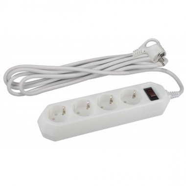 Фотография товара 'Эра Сетевой фильтр USF-M-4es-1.5m-W Б0019741'