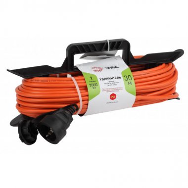 Фотография товара 'Эра Удлинитель силовой UFx-1e-3x1.5-30m-IP44 на рамке c/з 1 гн 30м ПВС 3x1.5 Б0046830'