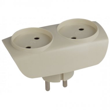 Фотография товара 'Эра SP-2-I Тройник 2гн, без заземл Б0017017'