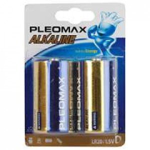 Фотография товара 'Эра Батарейки Pleomax LR20-2BL Alkaline C0019254'