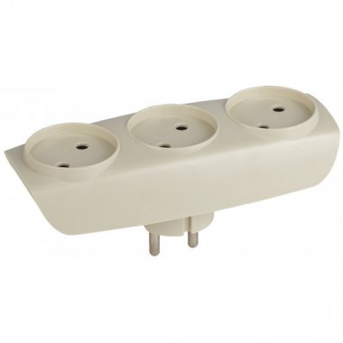 Фотография товара 'Эра SP-3-I Тройник 3гн, без заземл Б0017018'