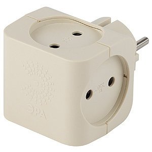 Фотография товара 'Эра SP-4-I Тройник 4гн, без заземл Б0008206'