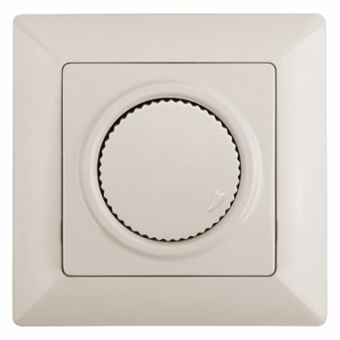 Фотография товара 'Эра Светорегулятор Intro Solo 4-401-02 поворотный, 600Вт 230В, IP20, СУ, слоновая кость Б0053706'