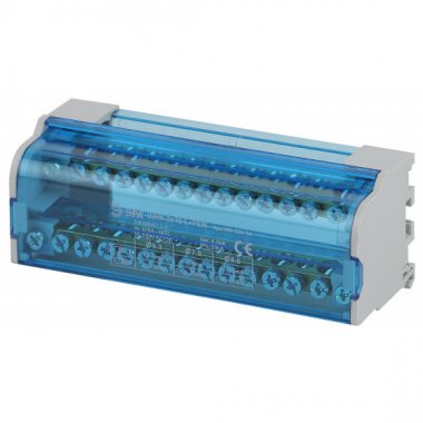 Фотография товара 'Эра NO-224-14 Шины на DIN-рейку в корпусе (кросс-модуль) ШНК 2х15 L+PEN Б0043932'