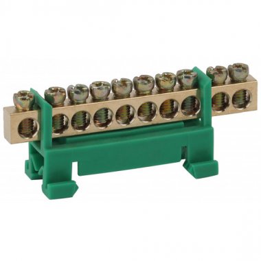 Фотография товара 'Эра Шина PE Земля в изоляторе типа стойка ШНИ 6х9-10-Д-Зеленый Б0044129'