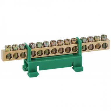 Фотография товара 'Эра Шина PE Земля в изоляторе типа стойка ШНИ 6х9-14-Д-Зеленый Б0044131'