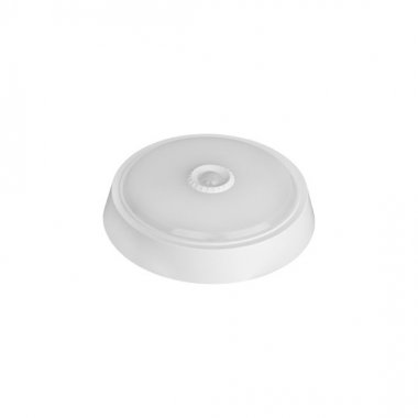 Фотография товара 'Эра Cветодиодный светильник пылевлагозащищенный IP20, с датчиком движения мощностью 5Вт, световым потоком 400Лм Б0020400'