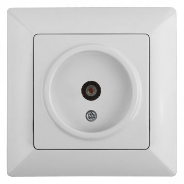 Фотография товара 'Эра Розетка Intro Solo 4-301-01 TV одиночная, СУ, белый Б0043368'