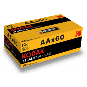 Фотография товара 'Эра Батарейки Kodak LR6-60 (4S) colour box XTRALIFE Alkaline Б0029222'