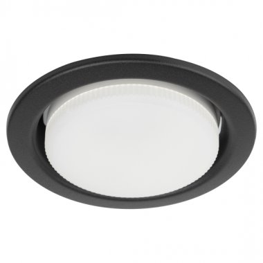 Фотография товара 'Эра Встраиваемый светильник под лампу GX53 KL35 SBK (к) черный матовый Б0055813'