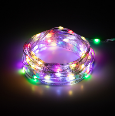 Фотография товара 'Эра Светодиодная новогодняя гирлянда ERASG -01 умная нить RGB 10 м Б0060432'