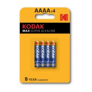 Фотография товара 'Эра Батарейки Kodak LR61-4BL MAX SUPER Alkaline Б0046504'