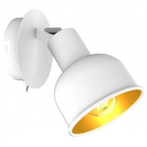 Фотография товара 'Эра Светильник настенно-потолочный спот Rivoli Esmeree 7056-701 1 х Е14 40 Вт поворотный с выключателем Б0054742'