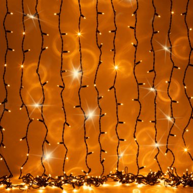 Фотография товара 'Эра Гирлянда ERAPS-Z светодиодная новогодняя занавес 3*2 м желтая 600 LED Б0060547'