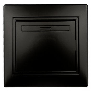 Фотография товара 'Эра Выключатель, 10А-250В, IP20, СУ, Plano, антрацит (10/200/2400) Б0044560'