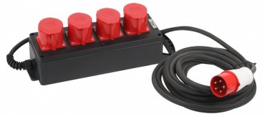 Фотография товара 'Эра Б0057319 Удлинитель силовой IND380-U-4e-5x4-10m-IP44 на 380В'