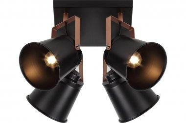 Фотография товара 'Эра Б0044770 Светильник настенно-потолочный спот Rivoli Acuto 7015-704 4 х Е27 40 Вт'