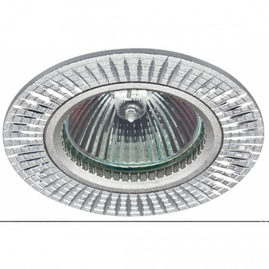 Фотография товара 'Эра Встраиваемый светильник алюминиевый KL32 AL/SL/1 MR16 12V 50W, Б0049559'