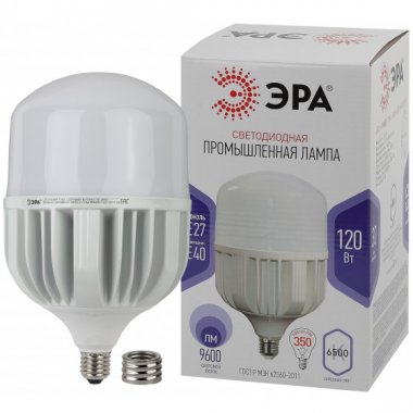 Фотография товара 'Эра LED POWER T160-120W-6500-E27/E40 (диод, колокол, 120Вт, холодный, E27/E40) (6/144), Б0049104'